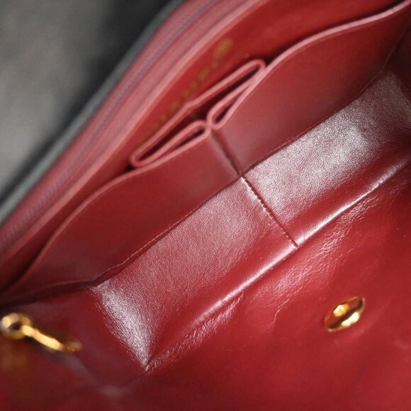 CHANEL CC Logo Mini Matelasse Chain Shoulder Bag Leather Black GHW 809RF425 - Picture 11 of 16